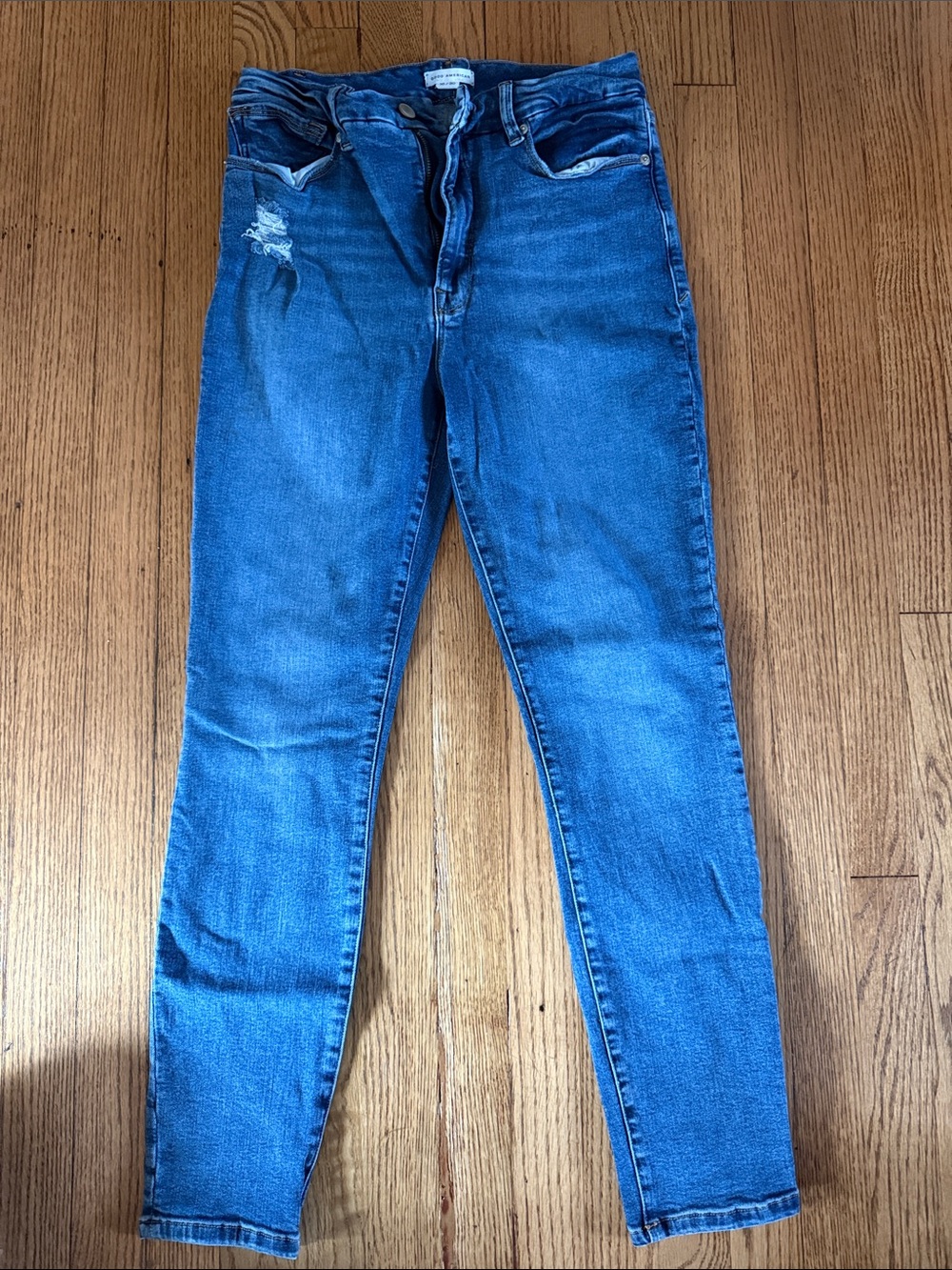 Good American High-Rise Skinny Jeans